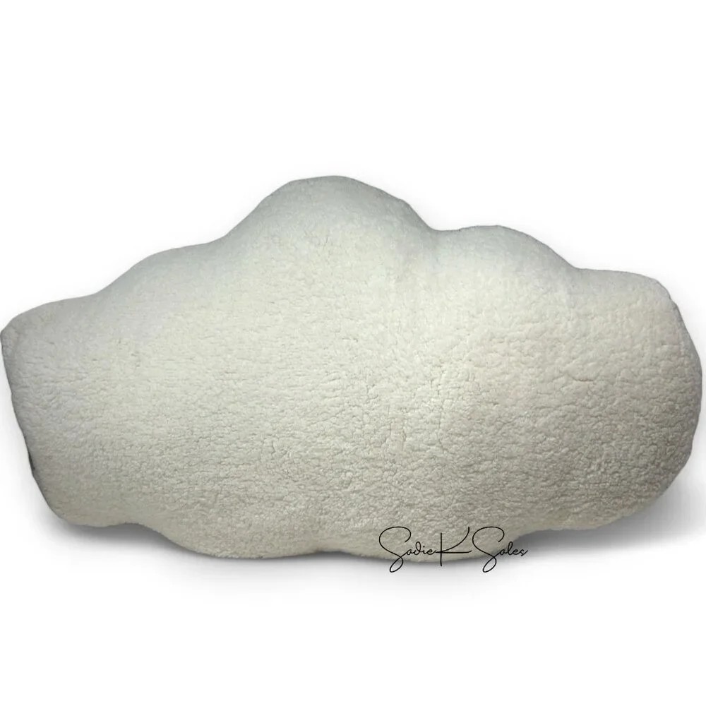 Target Room Essentials Faux Shearling Oversized Decorative Pillow‎ Cloud Ivory